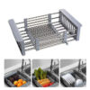 Multifunctional drain rack