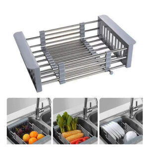 Multifunctional drain rack