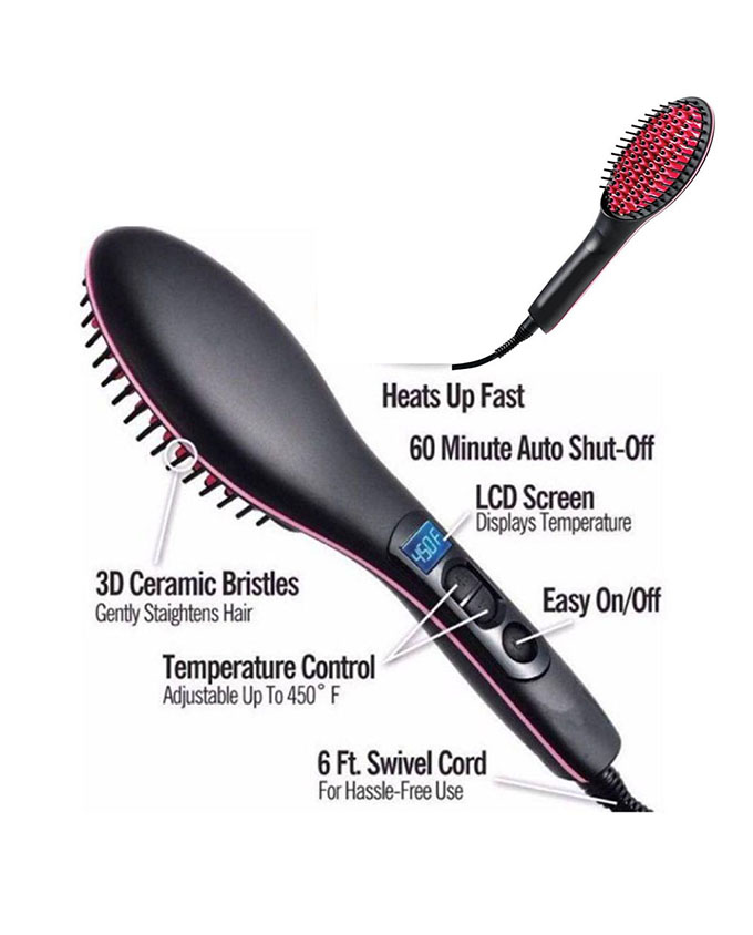 Simply straight ceramic straighening brush