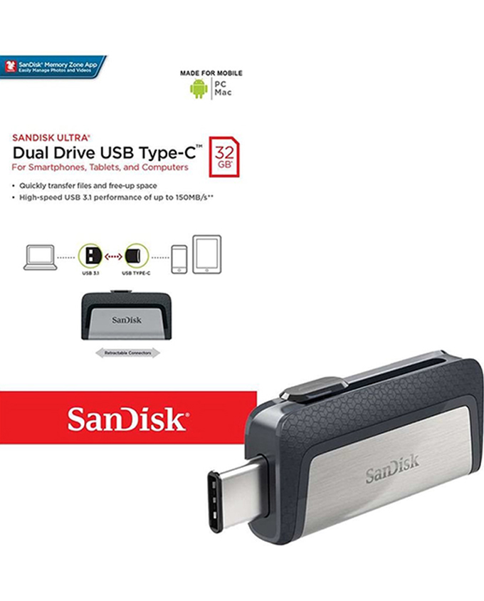 32GB Sandisk Dual Drive USB Type-C