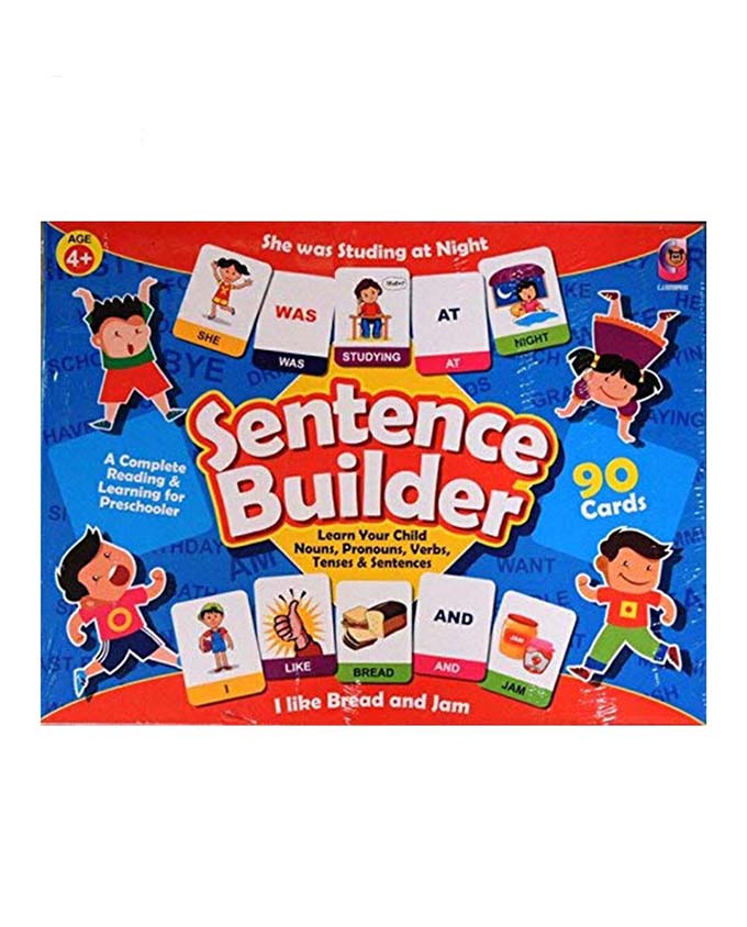 Sentence Builders 90 cards Age 4 plus