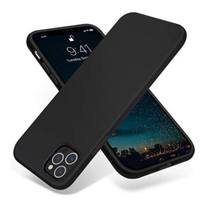 Iphone 12 back cover black hard