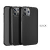 Iphone 12 pro back cover black hard