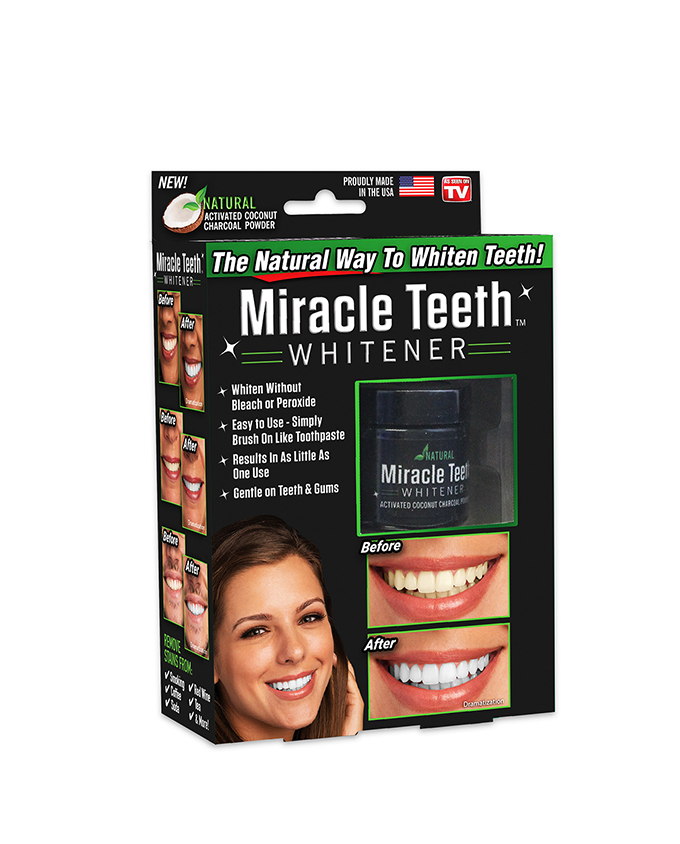 Miracle teeth whitener