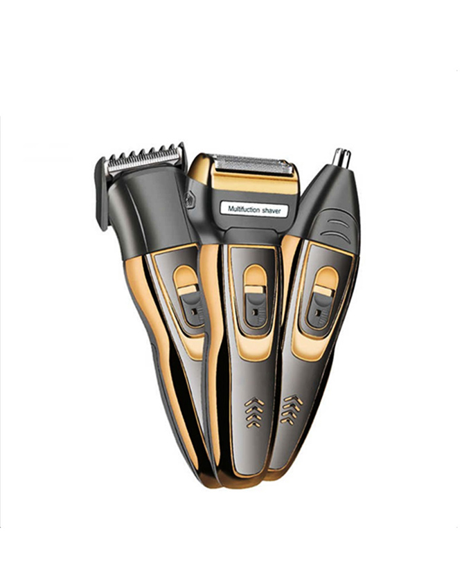 3 in 1 rechargeable shaver, hair clipper and nose trimmer